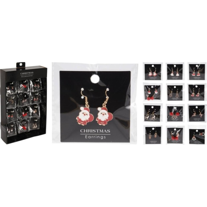 ORECCHINI NATALE 12ASS